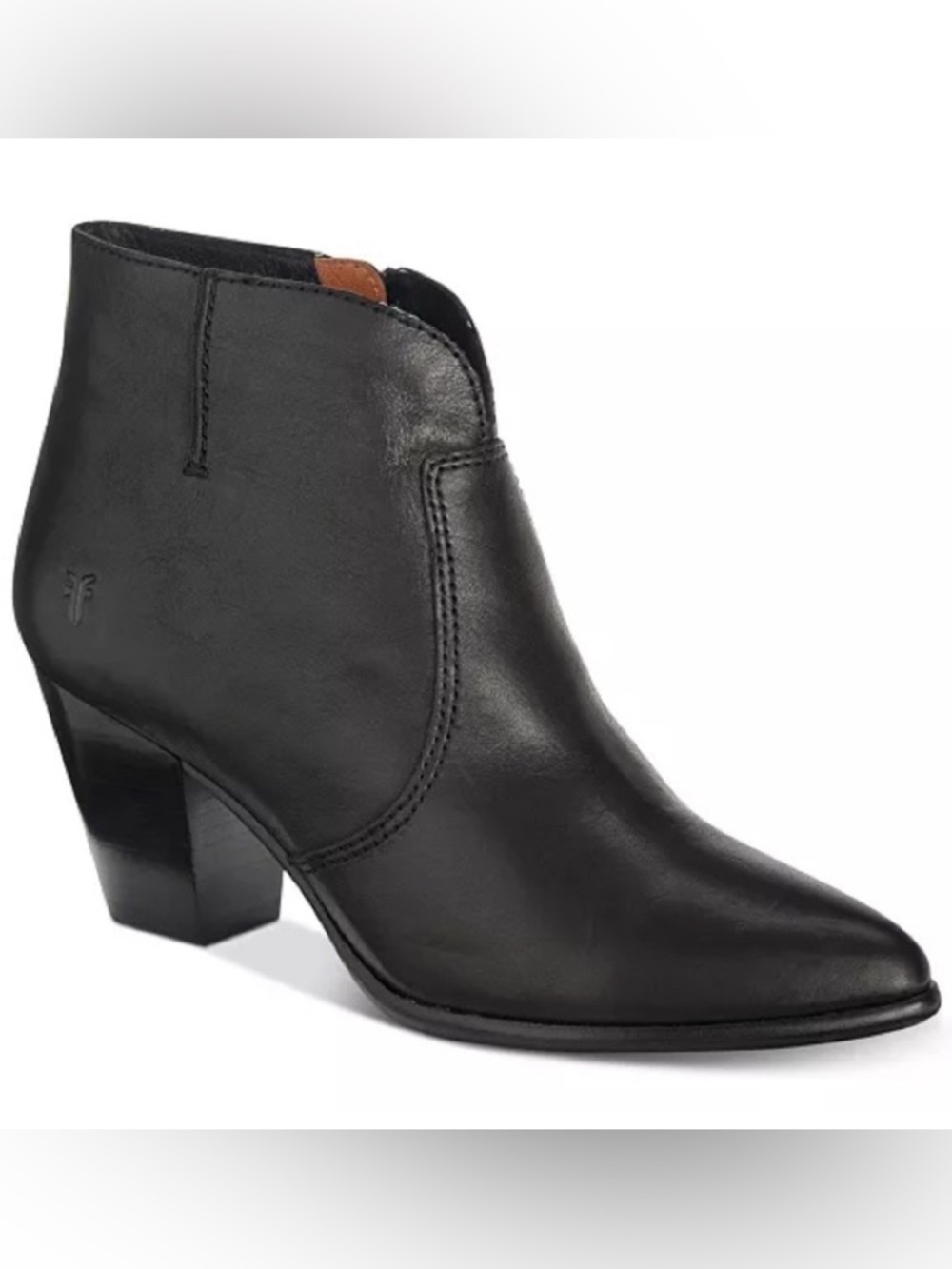 Frye Women's Black Jennifer Ankle Western Leather Booties size 7.5